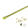 Zazdrostka rozsuwana karnisz 75-135cm złota mod.4