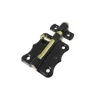 Zasuwka stalowa czarna 60x48mm mod. 384