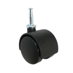 Kółko nylonowe 40mm z bolcem 6x24mm czarne mod. 1503