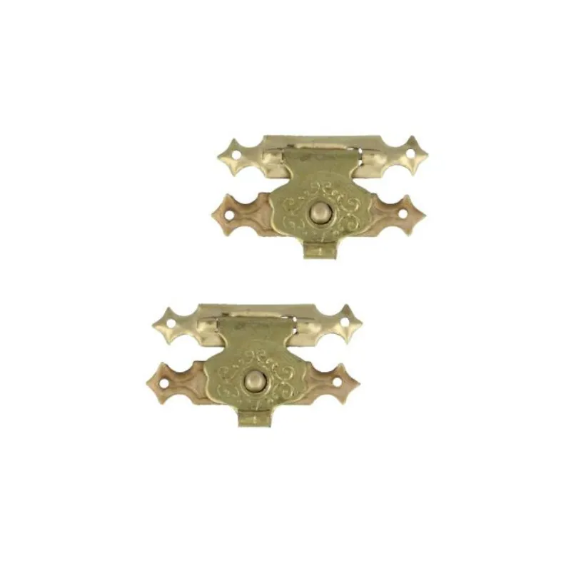 Zamknięcie do szkatułki 32mm mosiężne 2szt. mod.14