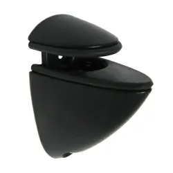 Podpórka do półki szklanej 1-10mm regulowana czarna mod. 41