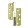 Zawias drzwiowy 102x76x3mm złoty electro brass lewy 2szt.