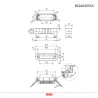 Zaczep MINIMAL XT z magnesem chrom mat do Mediana Polaris i Revolution