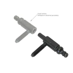 Zawias wkręcany 11x78mm Część męska czarny mod.50
