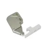 Zatrzask meblowy niklowany - biały plastik TIP-ON mod. 30 2szt.