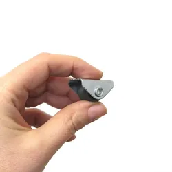 Kółko meblowe gumowe 15mm stała płytka szare 5kg mod. 1301