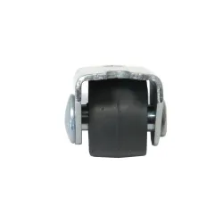 Kółko meblowe gumowe 15mm stała płytka szare 5kg mod. 1301