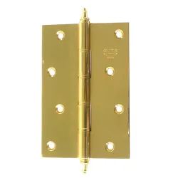 Zawias do drzwi 120x80mm mosiądz lakierowany splatany mod. 1008
