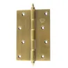 Zawias do drzwi 120x80mm mosiądz złoto antyczne splatany mod. 1008