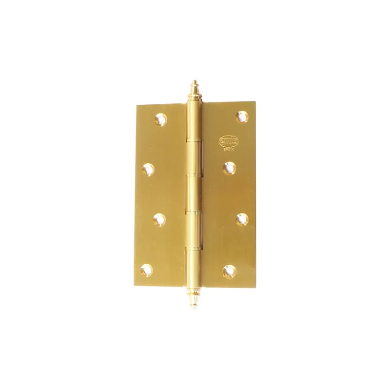 Zawias do drzwi 120x80mm mosiądz matowy splatany mod. 1008