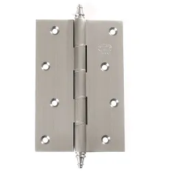 Zawias do drzwi 120x80mm mosiądz chrom mat splatany mod. 1008