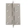 Zawias do drzwi 120x80mm mosiądz chrom mat splatany mod. 1008