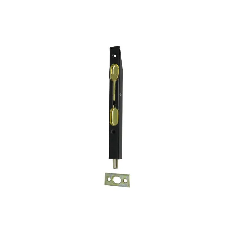 Zasuwa czołowa, kantrygiel 150mm czarny mod. 401 AGB