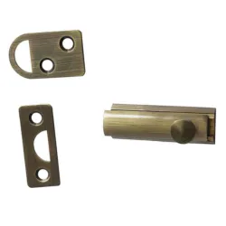Zasuwka meblowa mosiężna 40mm złoto antyczne mod. 600