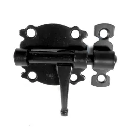 Zasuwka stalowa 50x45mm czarny mod. 484