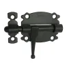 Zasuwka stalowa 60x45mm czarna mod. 484