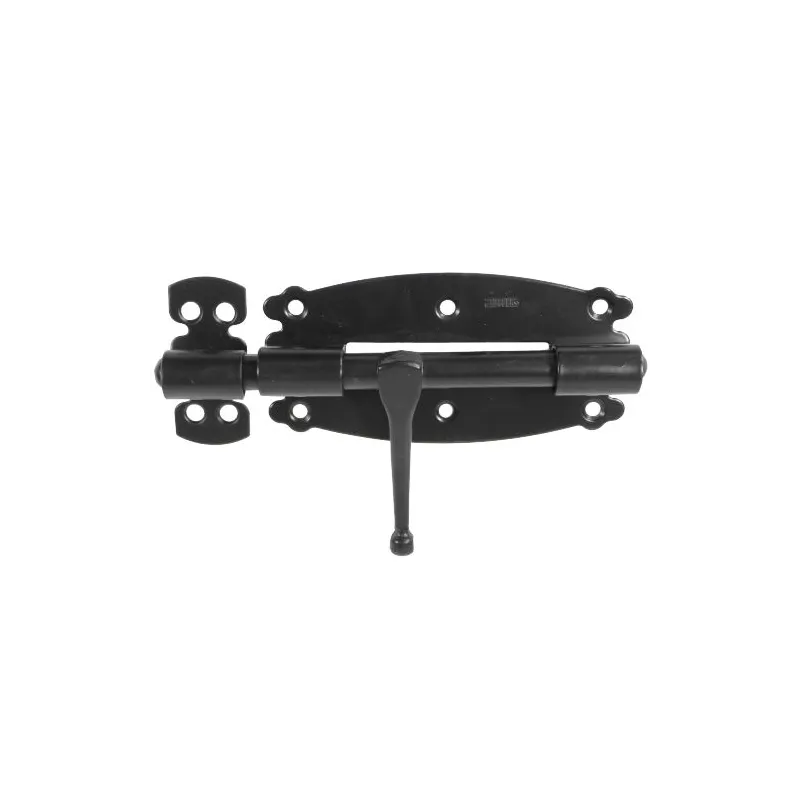 Zasuwka stalowa 120x55mm czarna mod. 484