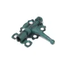 Zasuwka stalowa 30x30mm zieleń antyczna mod. 484