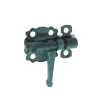 Zasuwka stalowa 30x30mm zieleń antyczna mod. 484