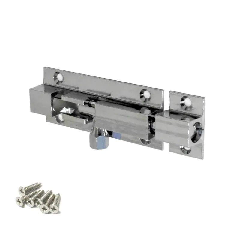 Zasuwka mosiężna 60x25,5mm chrom połysk mod. 392