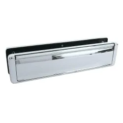 Wrzutnia na listy dwustronna ze szczotką 76x310mm chrom polysk 40-80 mod. NU MAIL