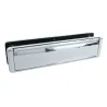 Wrzutnia na listy dwustronna ze szczotką 76x310mm chrom polysk 40-80 mod. NU MAIL