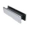 Wrzutnia na listy dwustronna ze szczotką 76x310mm chrom polysk 40-80 mod. NU MAIL