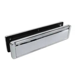 Wrzutnia na listy dwustronna ze szczotką 76x310mm chrom polysk 40-80 mod. NU MAIL