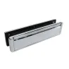 Wrzutnia na listy dwustronna ze szczotką 76x310mm chrom polysk 40-80 mod. NU MAIL