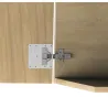 Blaszka płytka naprawcza do zawiasów puszkowych inox 90x90x0,5mm BC01