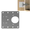 Blaszka płytka naprawcza do zawiasów puszkowych inox 90x90x0,5mm BC01