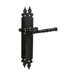 Klamka czarna bez otworu szyld 270x36mm mod.106P
