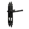 Klamka na wkładkę 72 czarna szyld 270x36mm mod.106PG72