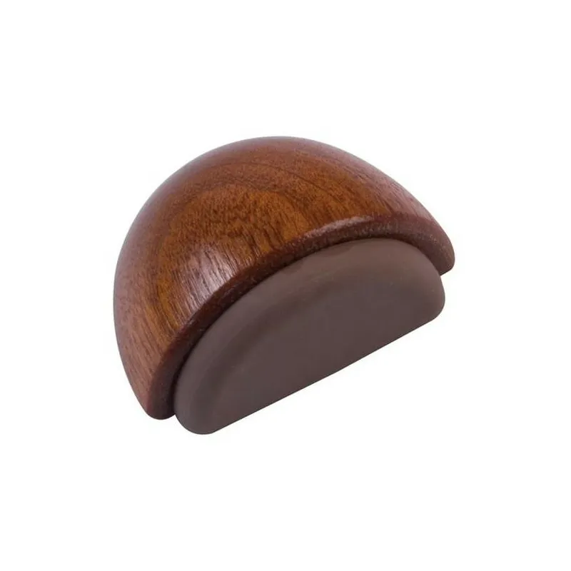 Odbój drewniany mahoń / brąz 48x23mm odbojnik podłogowy mod. 406