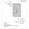 Komplet DUETTO WC 48 Active-Pasive chrom satyna