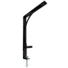 Wspornik półki montowany do blatu stalowy czarny 180x200mm mod. TOP