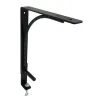 Wspornik półki montowany do blatu stalowy czarny 180x200mm mod. TOP
