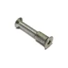 Śruba meblowa z nakrętką M5x26 INOX