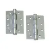 Zawias stalowy 102x76mm chrom satyna 2szt. łożyskowany mod. ZHS43
