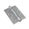 Zawias stalowy 102x76mm chrom satyna 2szt. łożyskowany mod. ZHS43