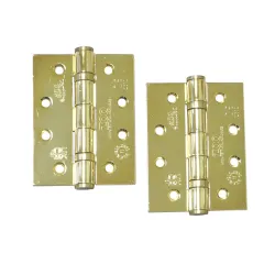 Zawias stalowy 102x76mm mosiądzowany 2szt. łożyskowany mod. ZHS43