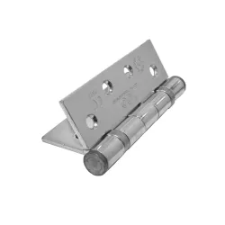 Zawias stalowy 102x76mm chrom połysk 2szt. łożyskowany mod. ZHS43