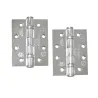 Zawias stalowy 102x76mm chrom połysk 2szt. łożyskowany mod. ZHS43