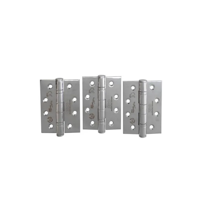 Zawias do drzwi 102x76mm stal nierdzewna INOX połysk splatany 3szt.
