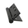 Zawias do drzwi 102x76mm stal nierdzewna INOX czarny splatany 2szt.