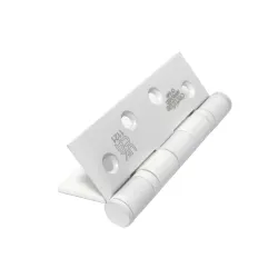 Zawias do drzwi 102x76mm stal nierdzewna biały splatany 2 szt.