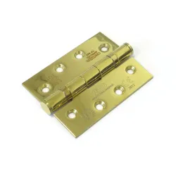 Zawias do drzwi 102x76mm stal nierdzewna INOX złoty połysk splatany 2szt.