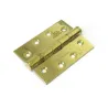 Zawias do drzwi 102x76mm stal nierdzewna INOX złoty połysk splatany 2szt.