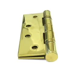 Zawias do drzwi 102x76mm stal nierdzewna INOX złoty połysk splatany 2szt.