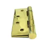 Zawias do drzwi 102x76mm stal nierdzewna INOX złoty połysk splatany 2szt.